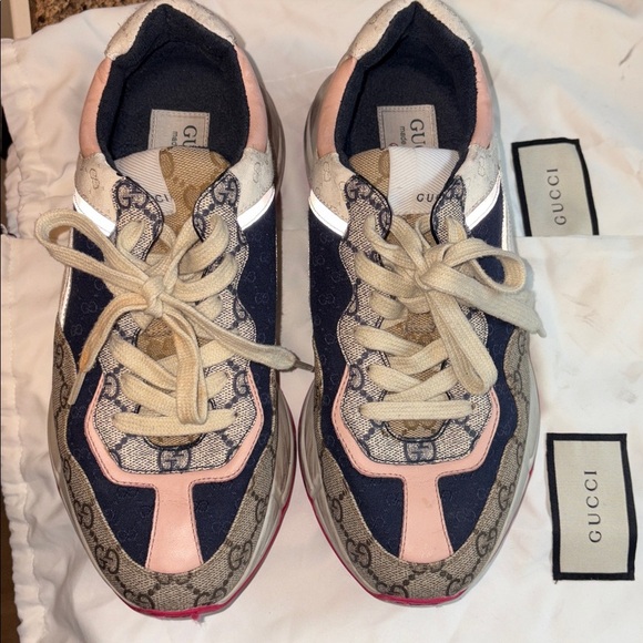 Gucci Sneakers - Navy and Light Pink - Picture 6 of 8